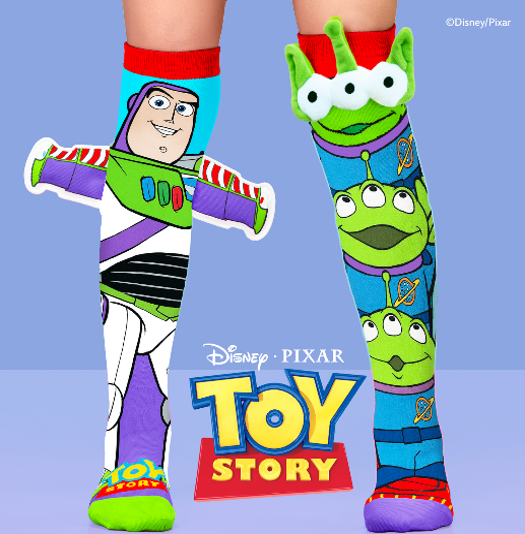 BUZZ AND ALIENS SOCKS