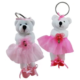 Bear Ballerina Key Ring