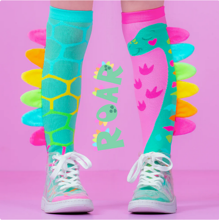 Roar Dinosaur Socks