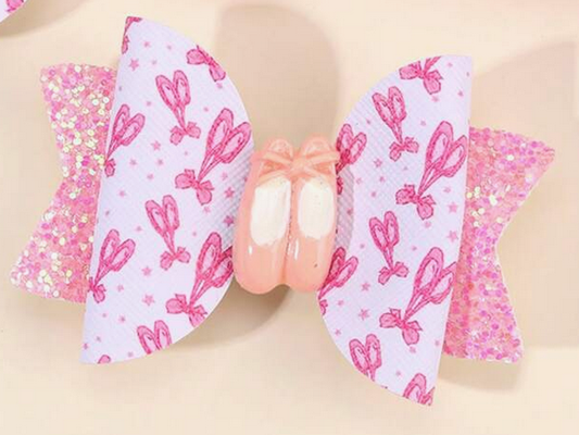 Ballet shoe Hair Clips