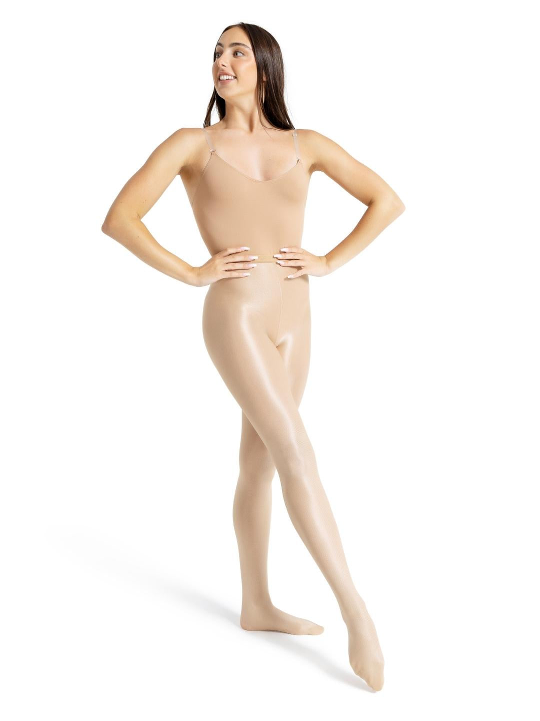 Ultra Shimmery Footed Tights
